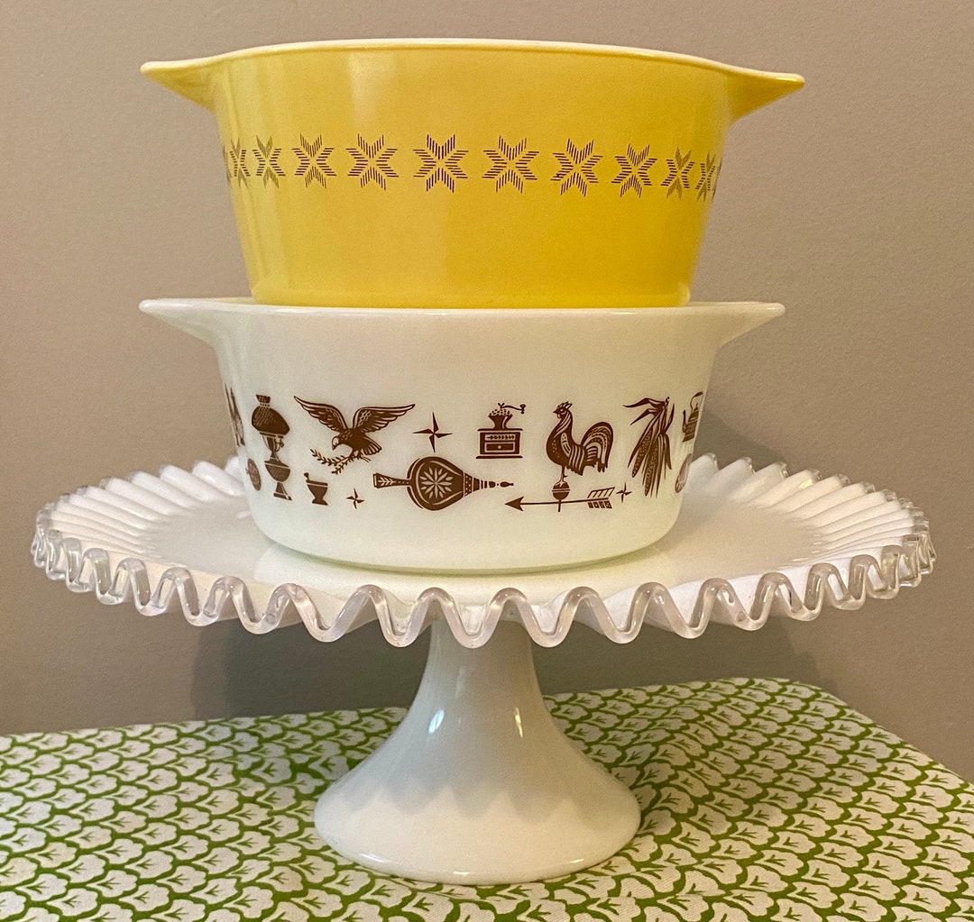 CHOICE - Vintage Pyrex 474 Casserole - No Lid - Town and Country or ...