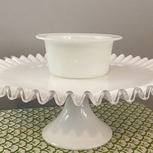 Vintage Pyrex Round #75 Butter Tub/Dish - Winter Frost White - NO LID