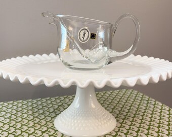 Vintage Italglass Mouth-Blown Souffle Bouche with Ladle - Thailand