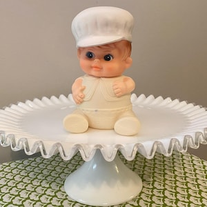 Vintage 1968 Rubber Baby Squeak Toy - Japan