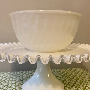 Vintage Fire King Ovenware 8&quot; Swirl Mixing Bowl