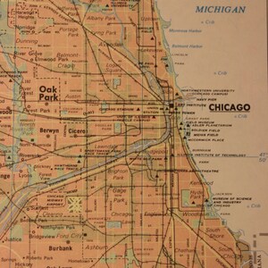 Kaart van digitale Download Chicago