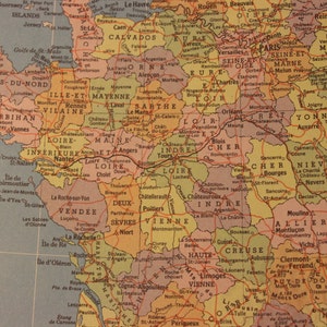 Paris et l’ouest de la France Carte téléchargement numérique