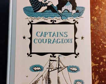 Vintage Captains Courageous Book by Rudyard Kipling