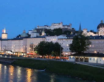 Salzburg Evening Digital Fine Art Print