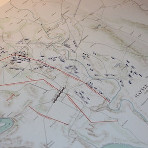 Antietam, Battle of Map Print