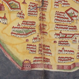 Digital Download Walled Town Map