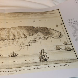 Map Print Plan of Gibraltar