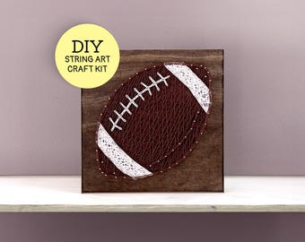 Football String Art DIY Craft Kit – Sports Lover Gift