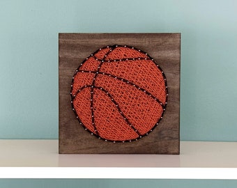 Basketball String Art - Sports Lover - Sports Gift - Athlete Gifts - Personalized Gifts