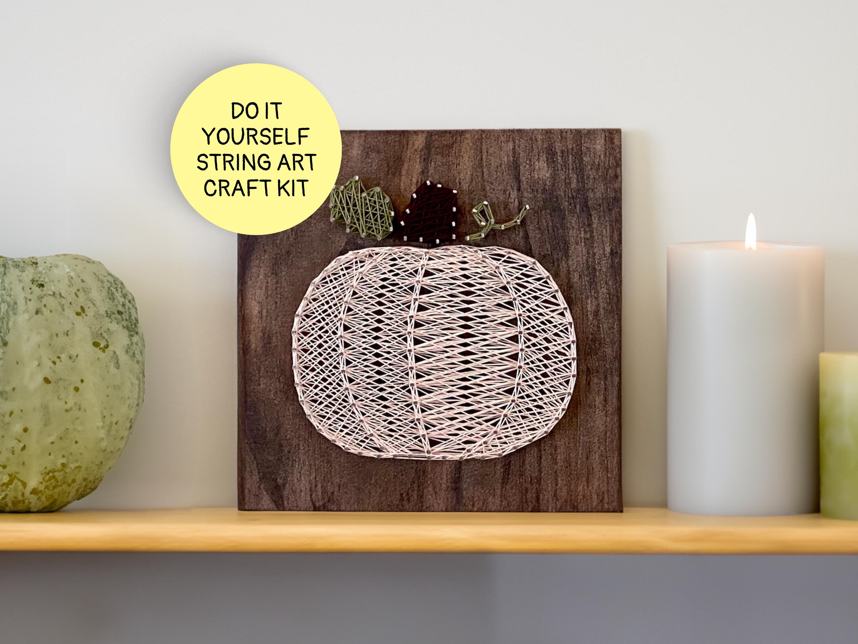 DIY Pumpkin String Art Craft Kit - Fall Decor - String Art Beginner
