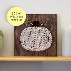 DIY Pumpkin String Art Craft Kit - Fall Decor - String Art Beginner