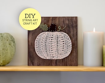 DIY Pumpkin String Art Craft Kit - Fall Decor - String Art Beginner