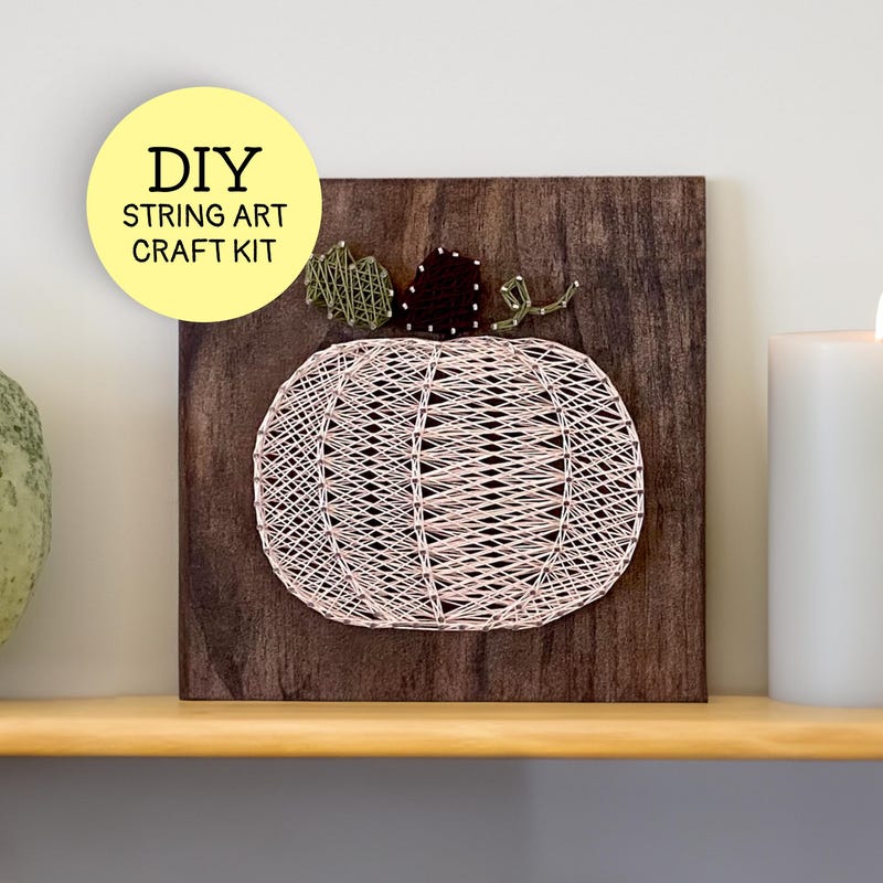 Fall String Art Diy Kit - Etsy