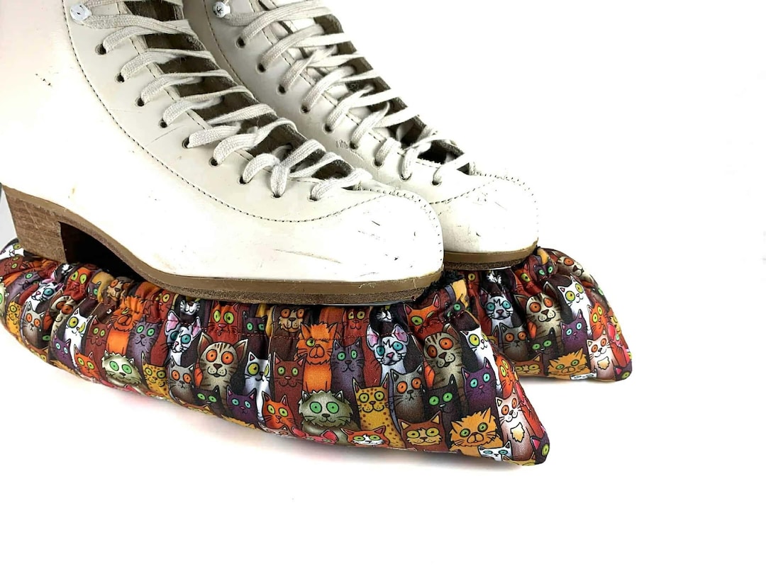 Crazy Cat Eyes Ice Skate Blade Soakers, Puffy Blade Protectors - Etsy