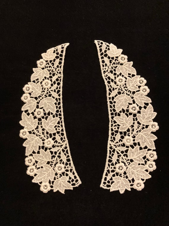 Lt Ivory Cotton Collar
