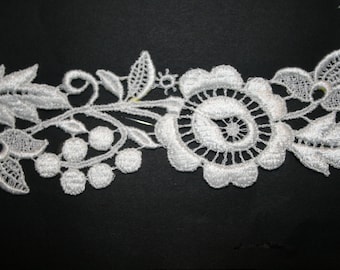 Floral Venise Lace Trim