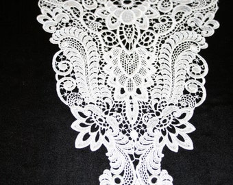 Large Venise Lace Yoke - Sold by the piece