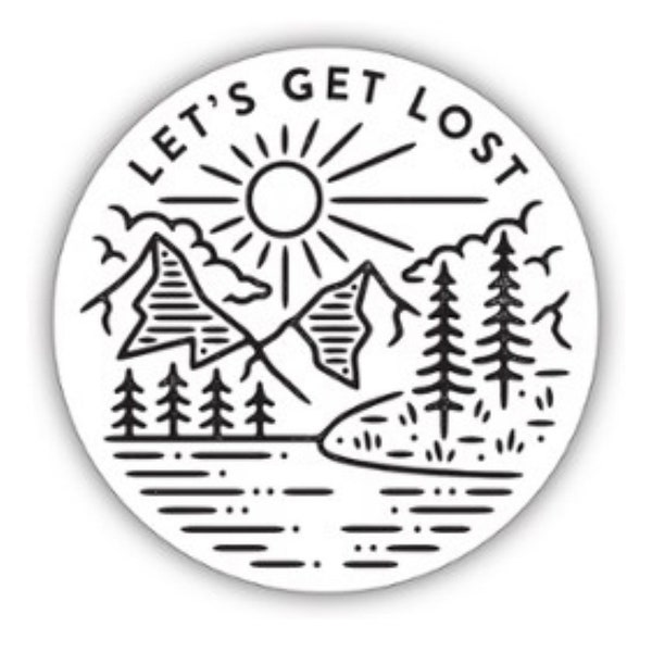 Let’s Get Lost Sticker