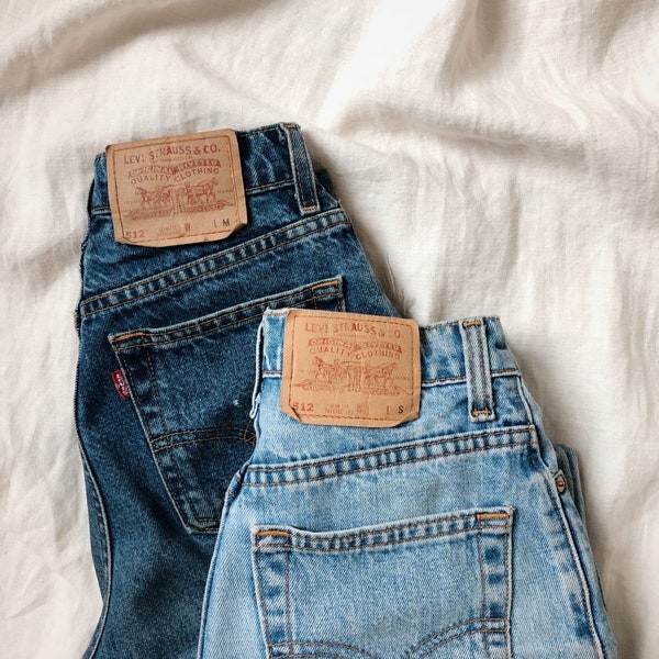 Jeans Levis vintage//Levis High Rise//Jeans vintage taille haute//Jeans des années 80 et 90