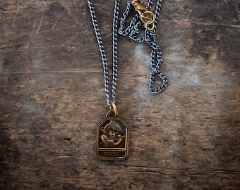 Vissen ketting, Zodiac ketting, horoscoop ketting, mens Zodiac ketting, heren hanger, mannen sieraden, mannen Horoscoop ketting