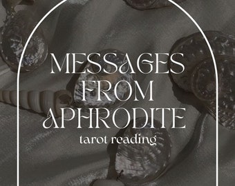 Aphrodite Tarot Reading, Goddess Love Guidance, Venus Deity Message (PDF)