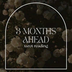 Lectura de tarot de 3 meses / Lectura de tarot futuro / Prediccion / Cartas de Oraculo / Tarot de amor / Tarot de carrera / Tarot general