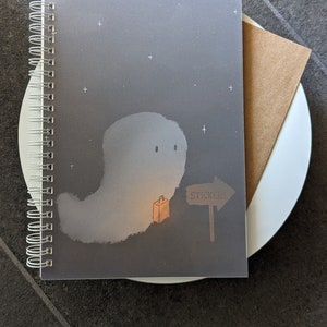 Ghost Sticker Book, Sticker Collection Book, Reusable Sticker Book, Spooky Halloween Gift, Sticker Notebook, Sticker Binder, Sticker Storage