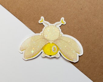 Banana Moth Sticker, Fruit Stickers, Cute Moth, Moth Sticker, Cottagecore Sticker, Moth Gift, Cottagecore Gift, Banana Sticker