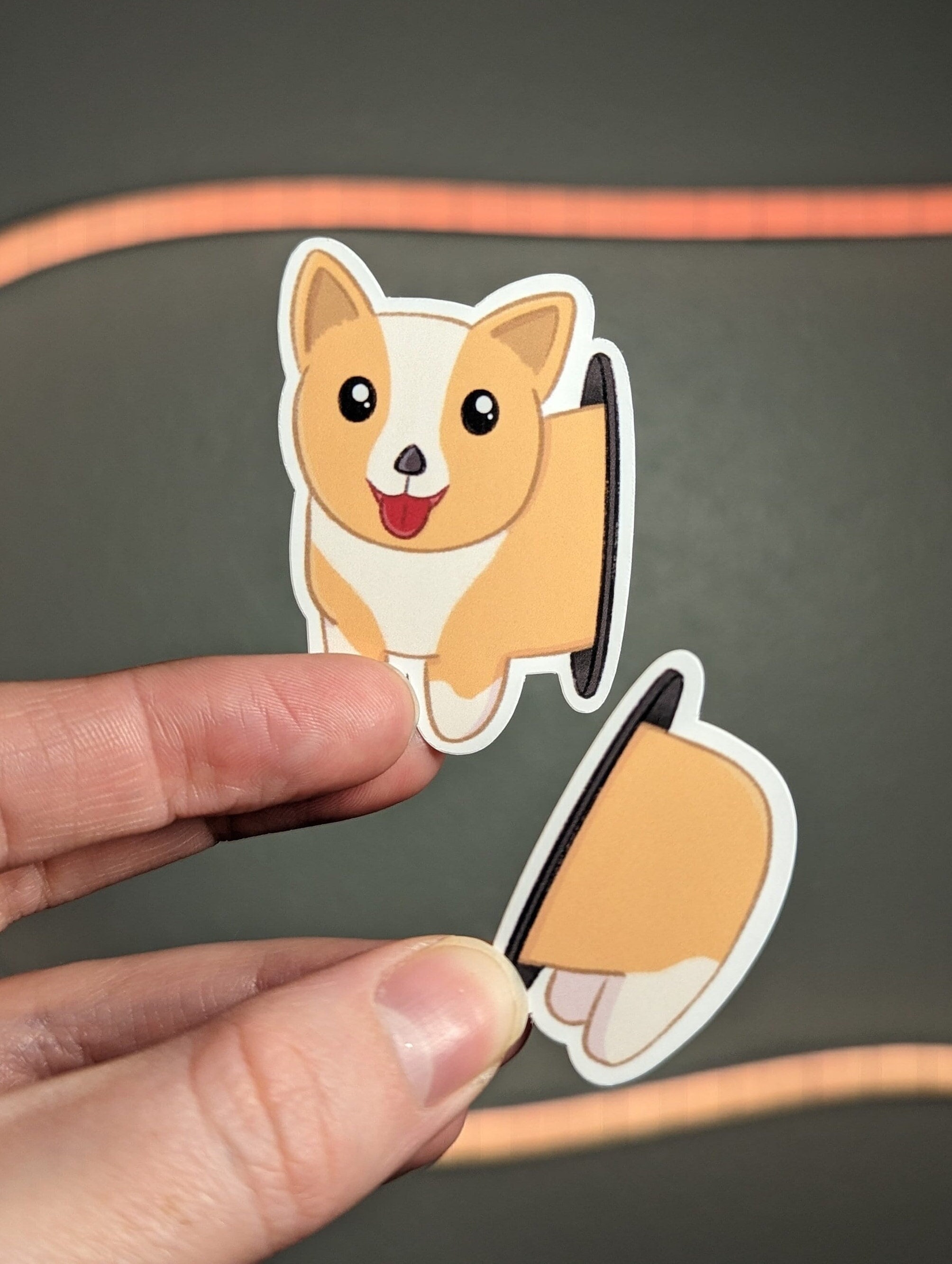 Labratory Corgi Sticker Corgi Sticker, Portal Sticker, Cute Corgi Sticker, Dog Sticker, Cute ...