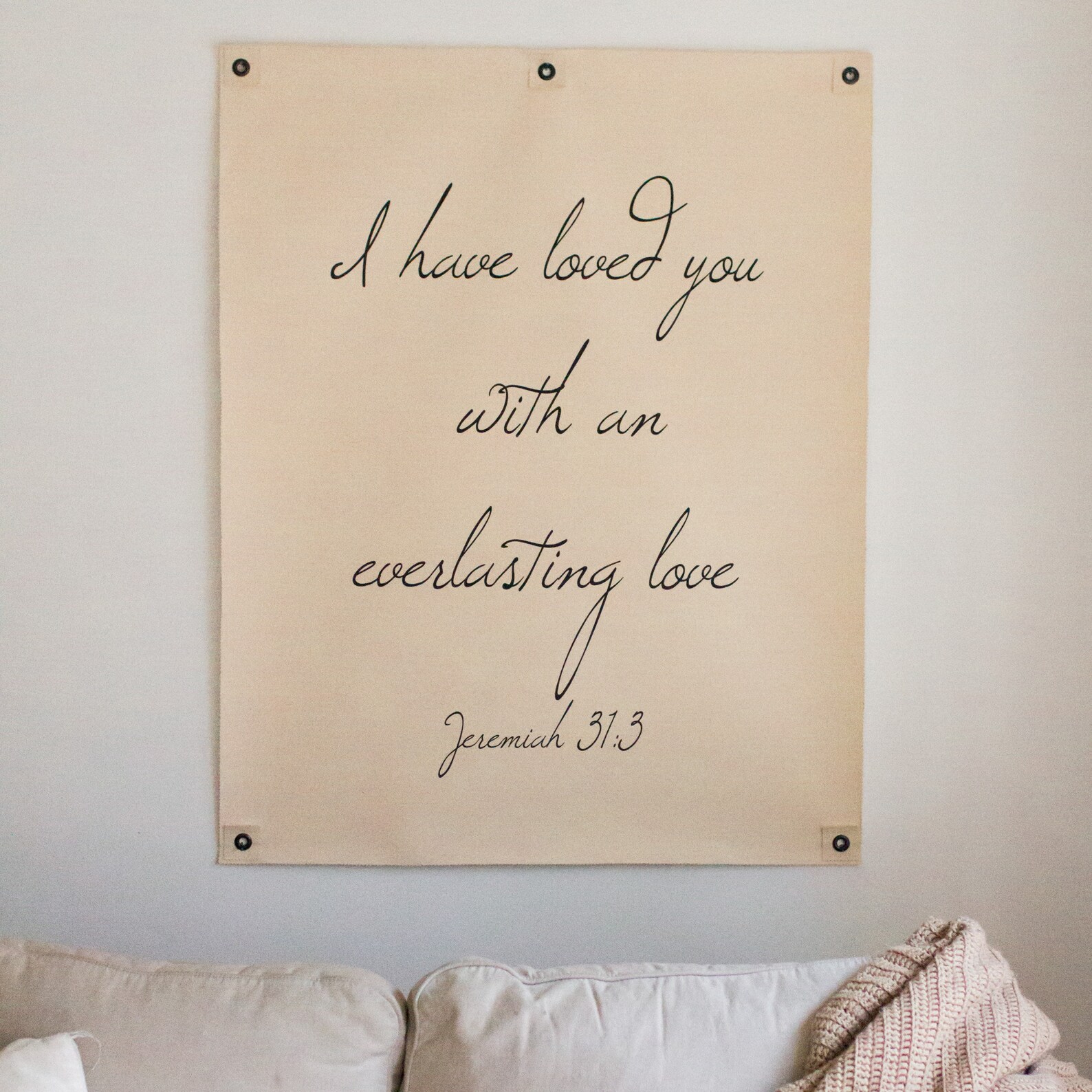 Christian Wall Art Bible Verse Wall Art Jeremiah 31 3 Etsy