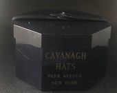 Cavanagh Vintage Hat Box Plastic Salesman Sample Mini Park Ave N.Y. Advertising