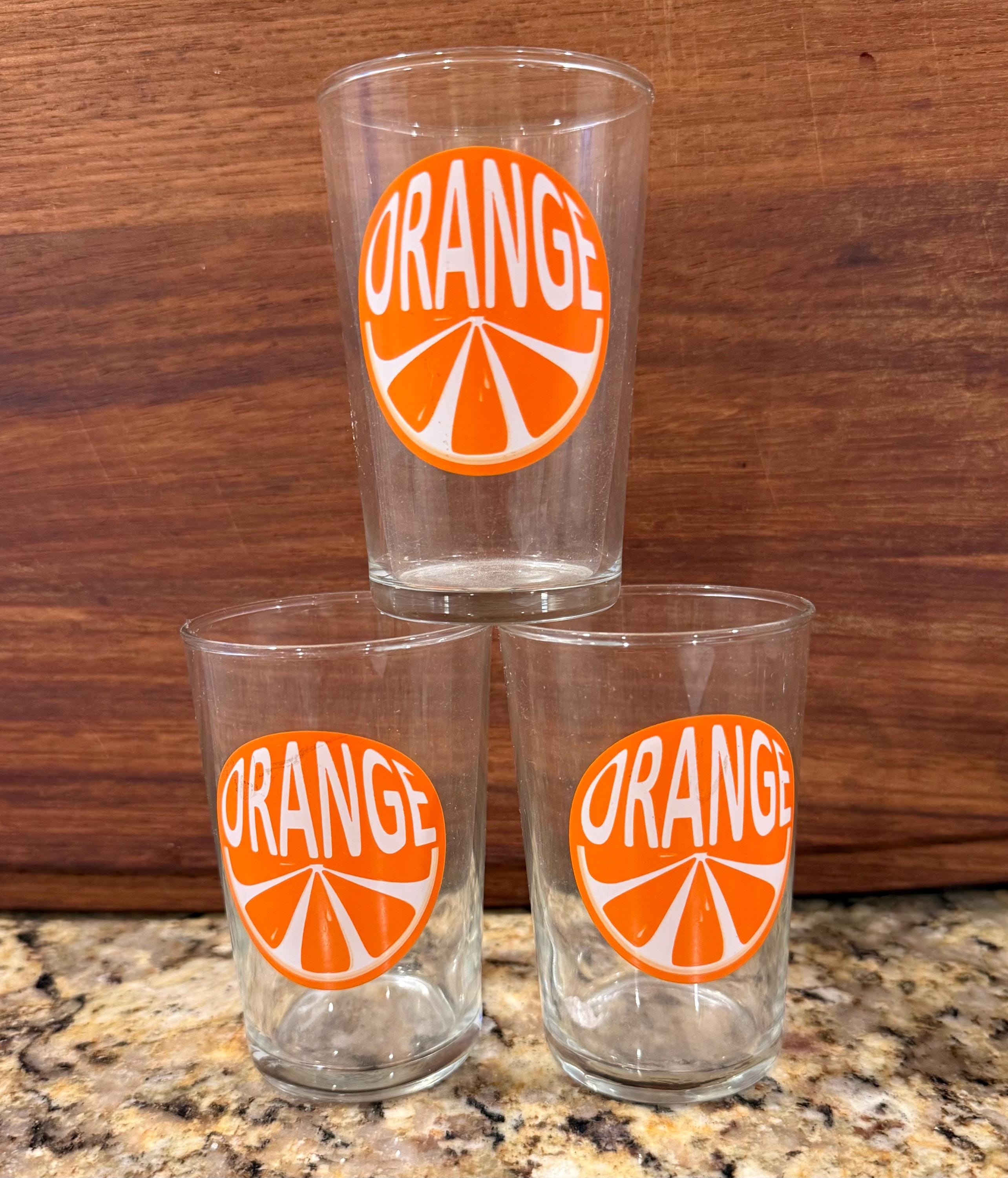 6 Pieces Square Drinking Glasses 13 oz Square Glass Cups