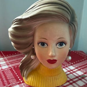 Vase Relpo vintage K 1925 Teen Head 5-1/2, cache-pot blond, excellent état