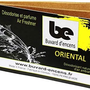 Encens en papier Un livret de 36 bâtonnets orientaux importés de France