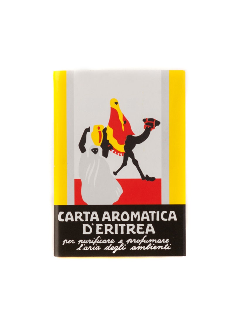 Carta Aromatica d'Eritrea (Aromatic Paper of Eritrea) Original paper incense