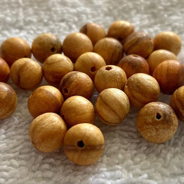 50 x Billes de palo santo 8mm