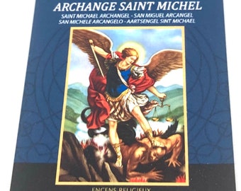 Paper incense One booklet of 36 strips Saint Michael Archangel religious imported from France