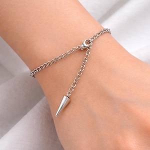 Stainless Steel Pendulum Bracelet – Custom Made