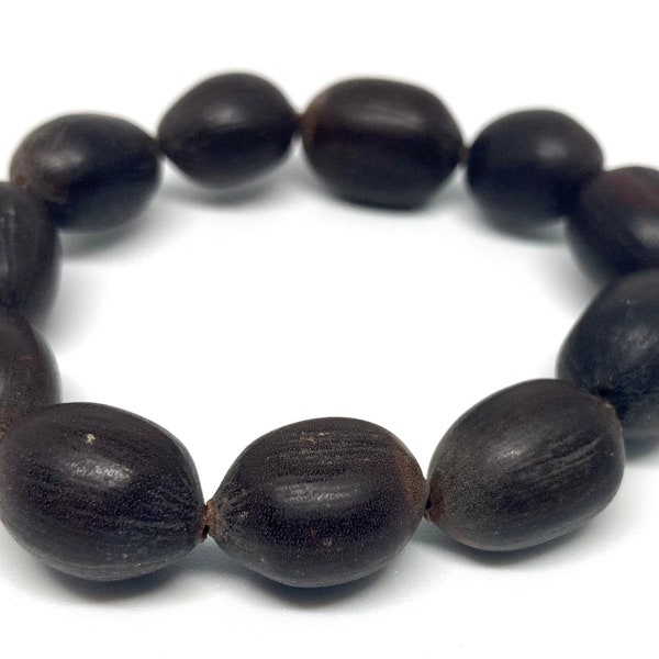 Elastic bracelet beads kamal gatta Lotus Seeds 16x11mm