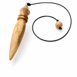 Fragrant handcrafted Palo Santo pendulum dowsing