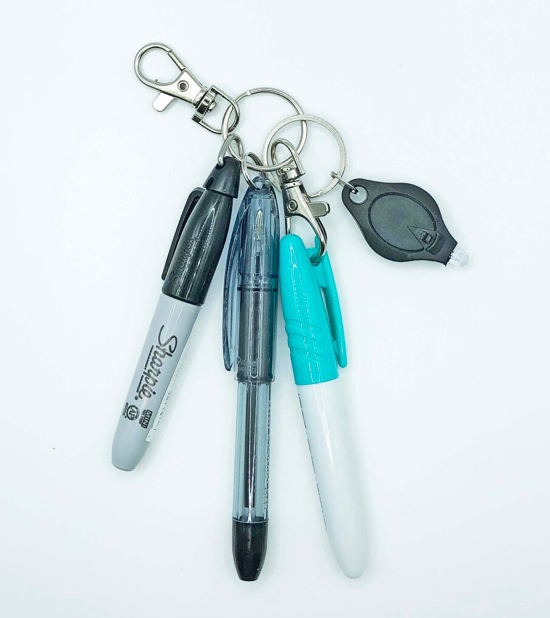 Badge Reel Accessories, Mini Sharpie, Mini Pen Keychain, Mini Dry Erase