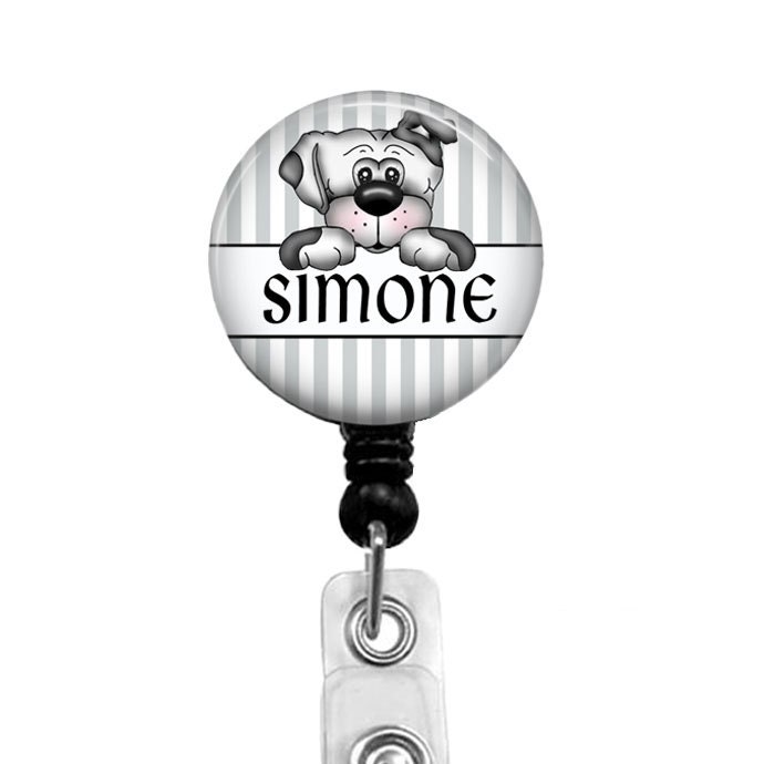 badge-reels-personalized-name-badge-reel-retractable-badge-etsy