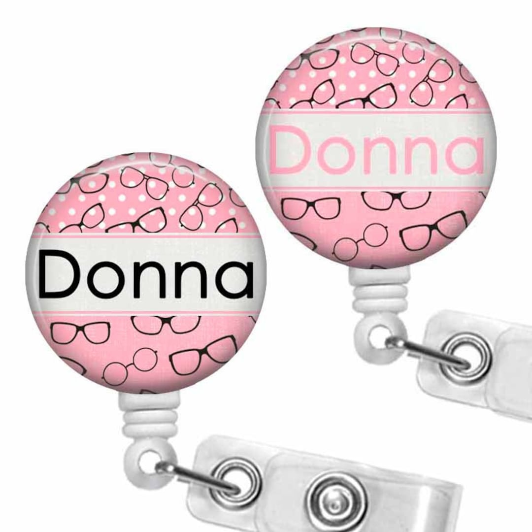 Optometry Badge Reel Personalized Retractable Badge Holderfor Etsy