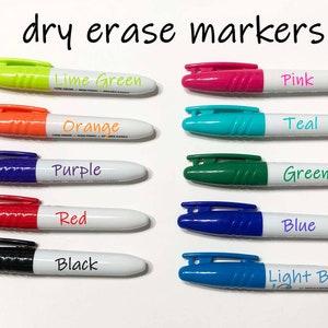 Badge Reel Accessories Mini Dry Erase Markers Keychain - Add-Ons