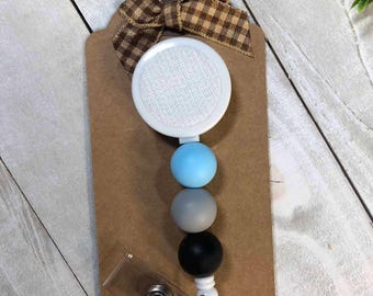 Interchangeable Beaded Badge Reel