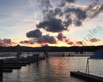 Retirement Gift for the Lake House, Original Photography, Lake Coeur d'Alene Idaho, Wall Art