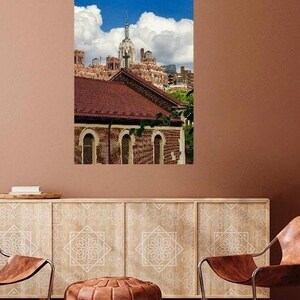 Urban Architecture Photography, Layers on The Highline, Manhattan Skyline New York City, Wall Art