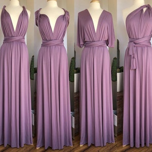 Mauve infinity dress top
