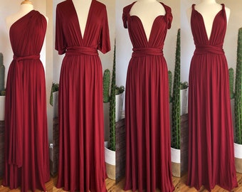 bloody red infinity dress